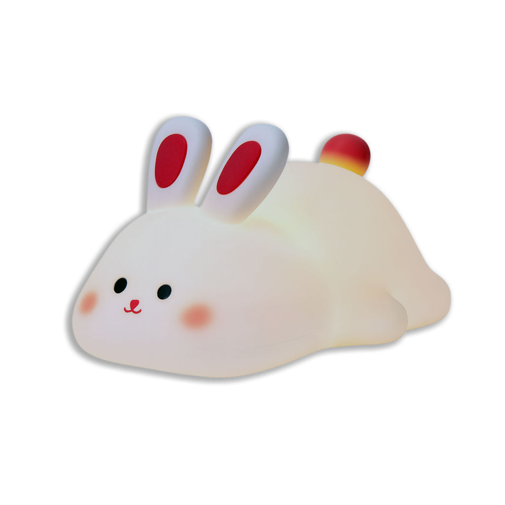 Veilleuse bebe lapin – Douce lumière rechargeable USB pour des nuits apaisantes