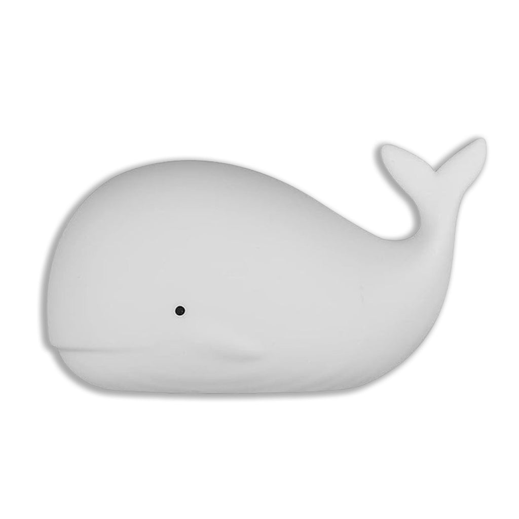 Veilleuse baleine blanche – Douce veilleuse silicone rechargeable USB pour la chambre d'enfant