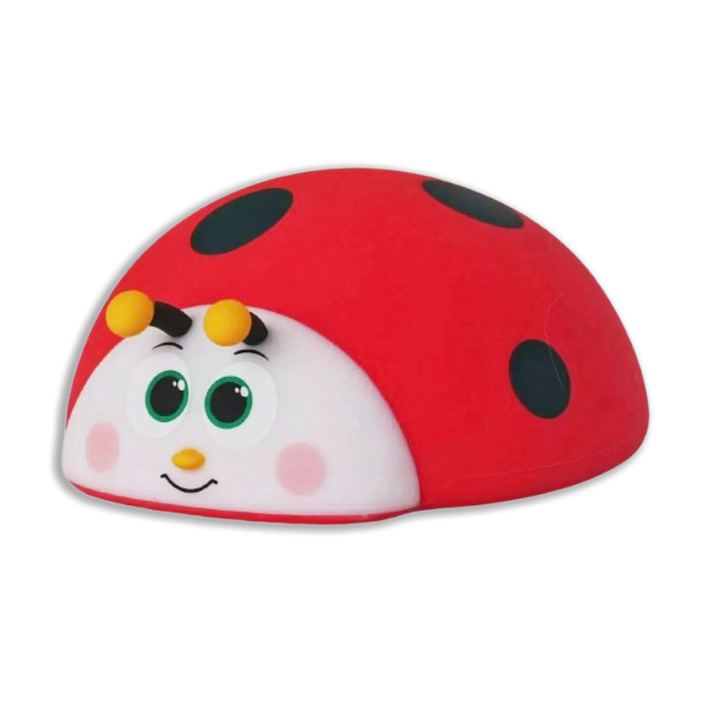 Veilleuse coccinelle - Chouette lampe de nuit en silicone avec contrôle tactile, recharge USB