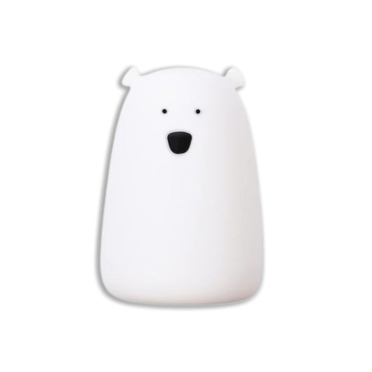 Veilleuse ours polaire – Douce lumière changeante pour chambre d'enfant